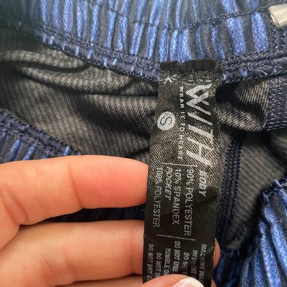 Wear it to Heart Blue Stripe Jogger Sweatpants Size Small - Picture 2 of 4